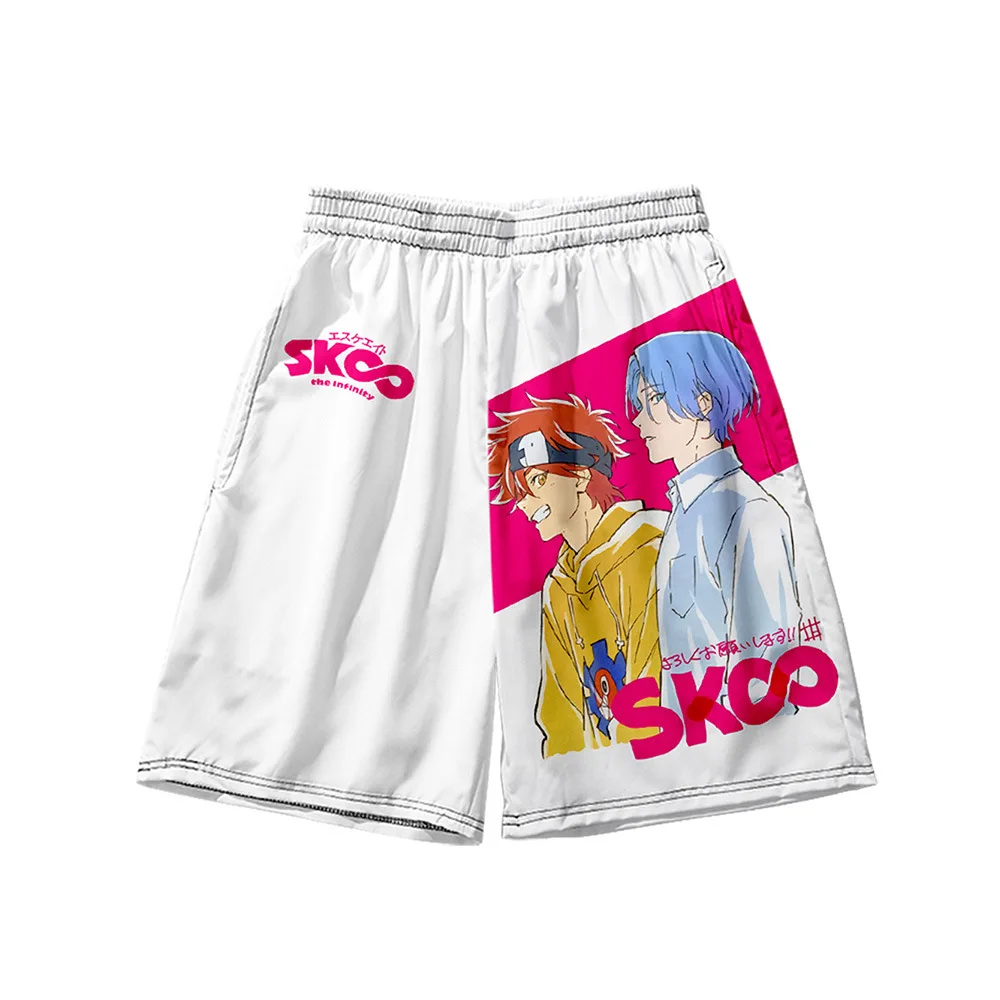 2021 SK8 animation series surrounding unlimited skateboard shorts men five points pants beach pants cartoon cartoon casual pants