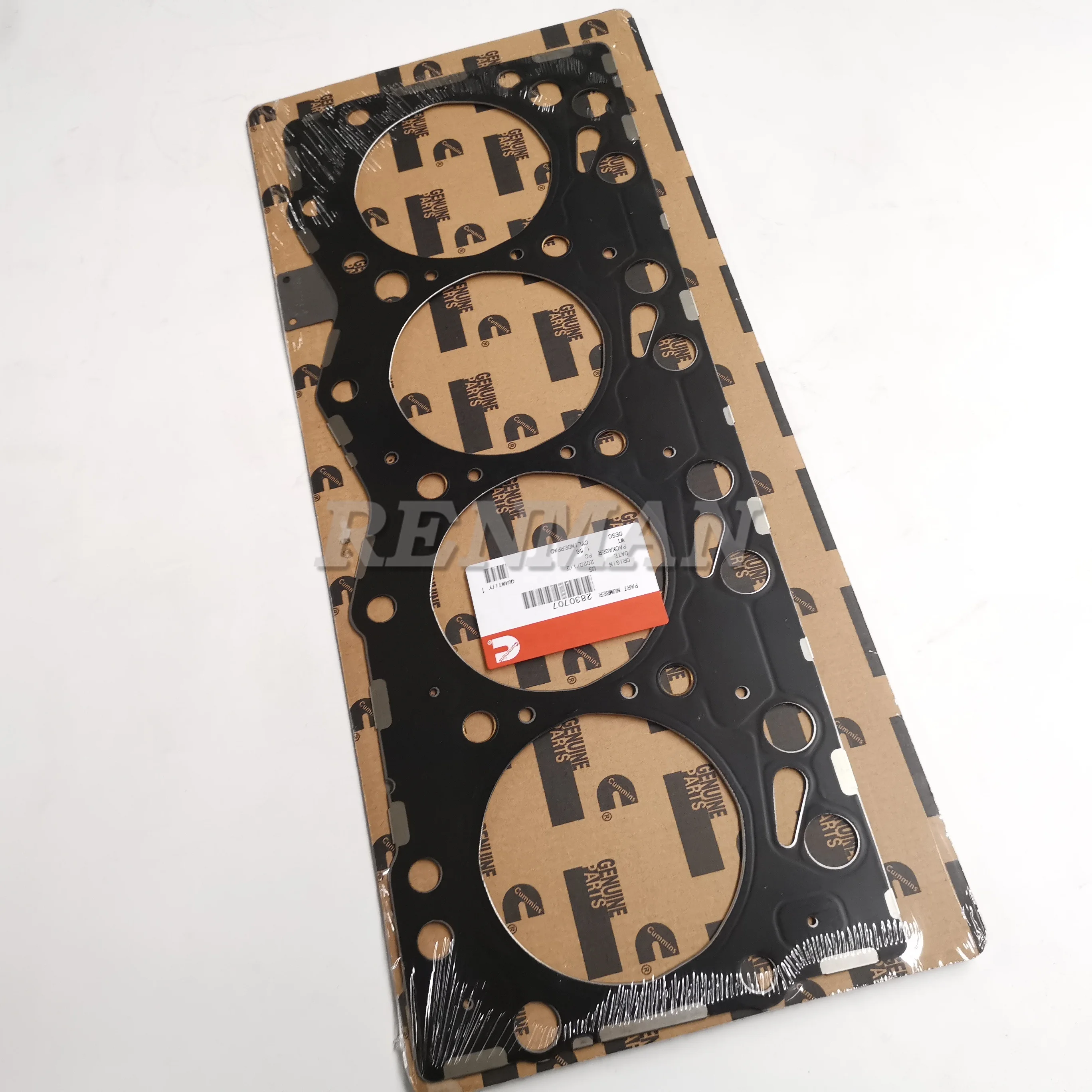 Двигатель Cummins 4ISBE ISD3.9 1,25 мм прокладка головки цилиндра 2830706 4895688 4898853 4898854 4898414 2830707