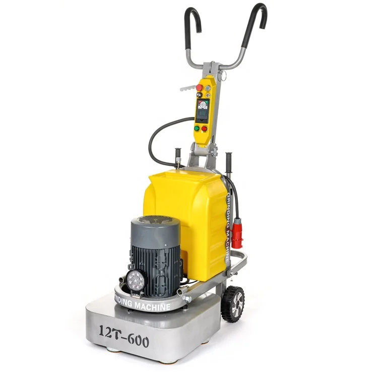 12 heads concrete floor grinder with vacuum