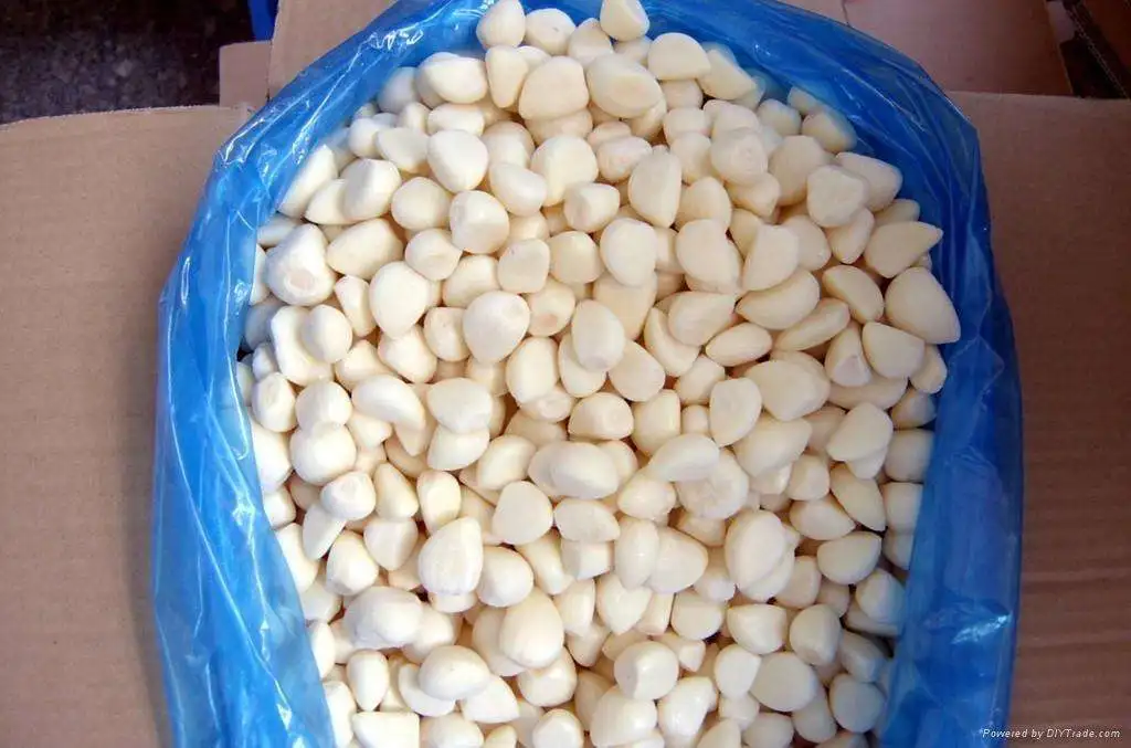 Frozen Peeled Garlic Cloves Ton
