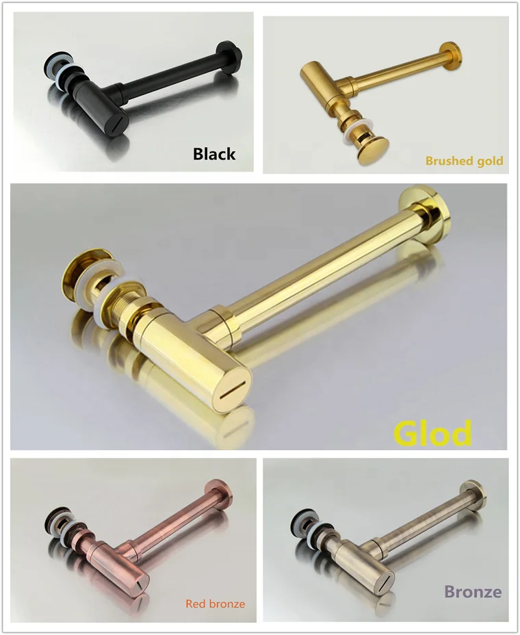 Brass Basin Sink Waste Trap Drain Kit