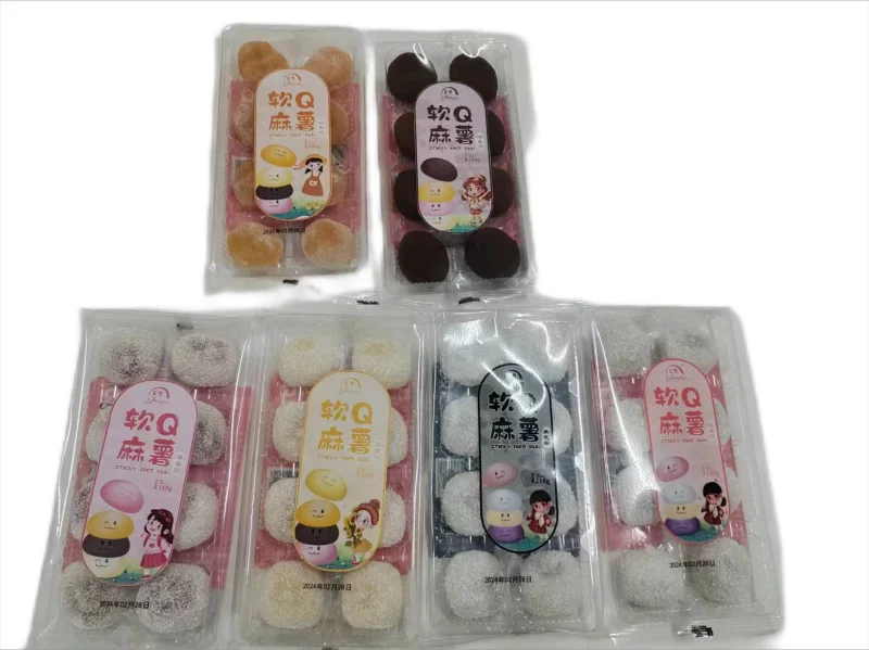 wholesale sweet snack  Mochi Glutinous rice cake Mochi Nuomici Sticky Rice Bun Mashu