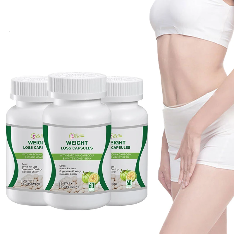 White Kidney Bean Slim Capsule Detox Enzyme Burning Fat Capsules Flat Belly Weight Loss Hard Capsule