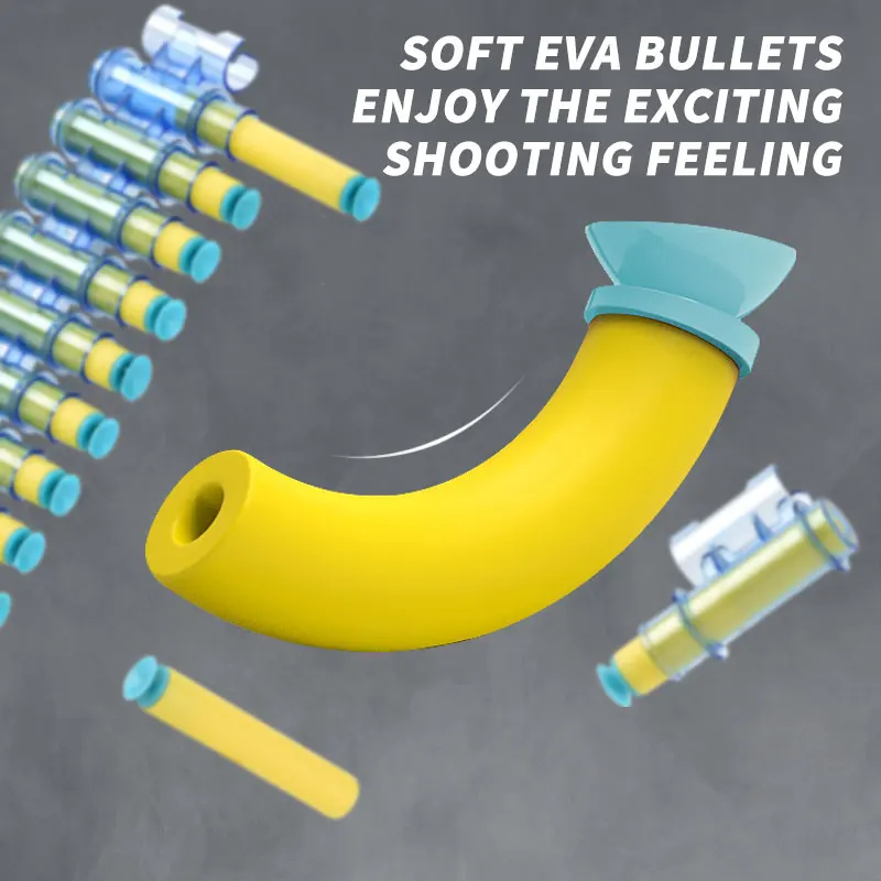 Electronic Toys Gun Shooting Play Air Blaster Soft Foam Bullet Dart Gun For Kids And Adults