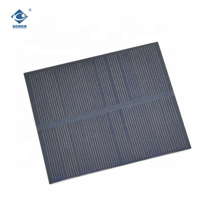 5V Mono Hunting Camera Solar Panel Charger ZW-100822 Transparent ETFE/PET Semi Solar Panel 1.0W