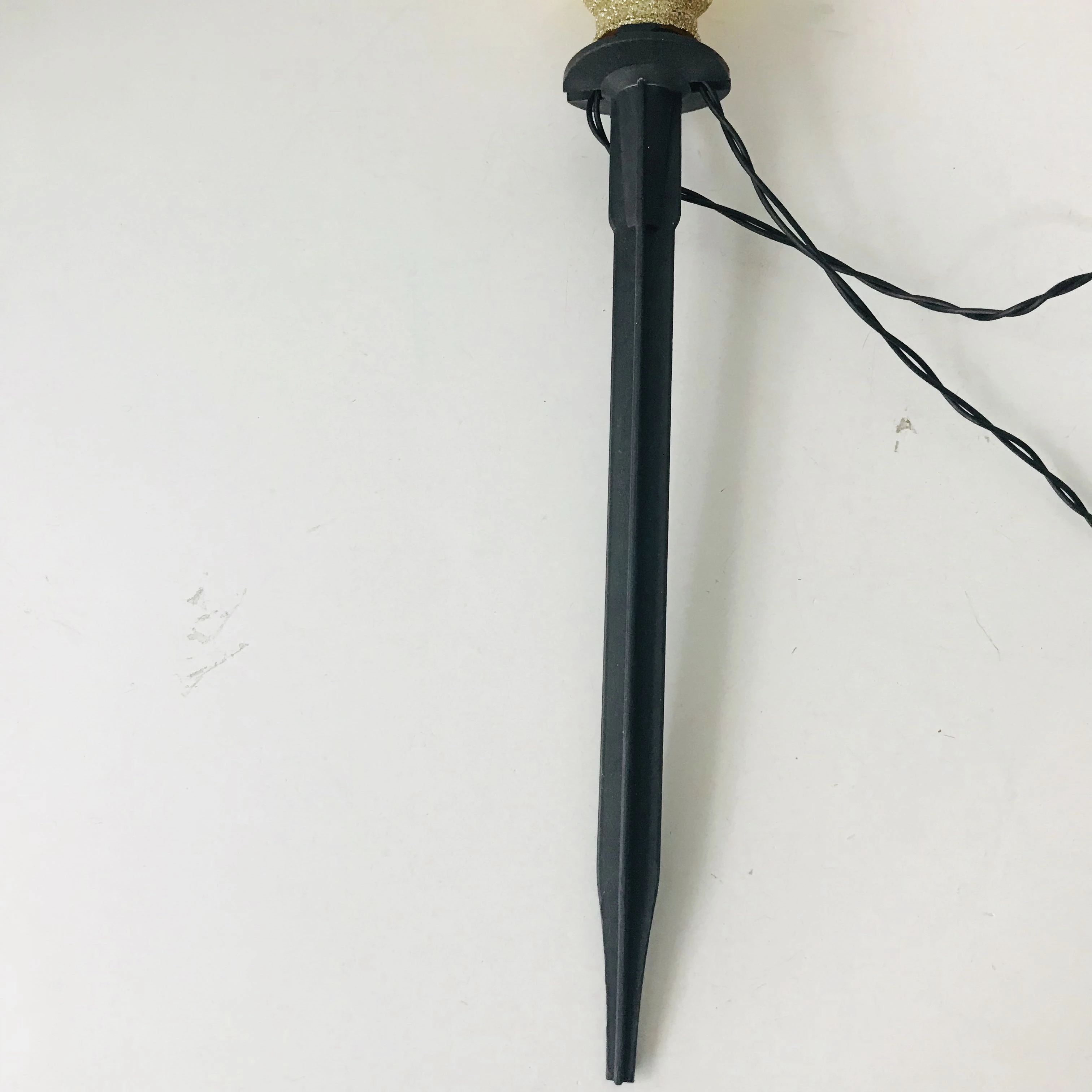 Garden Set Solar Christmas Light LED C9 Bulb Pathway Stake Light For Outdoor Lawn Patio Yard