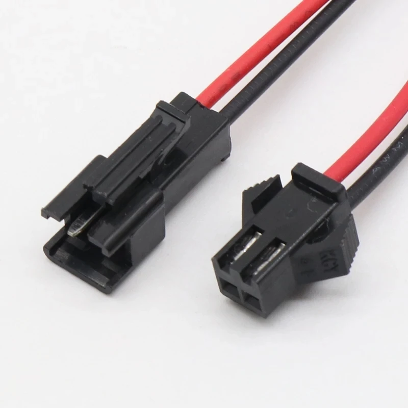 15CM JST SM 2 Pins Plug Male and Female Wire Connector Wire Connector Cable Pigtail Plug For LED Strip Light Tape Lamp