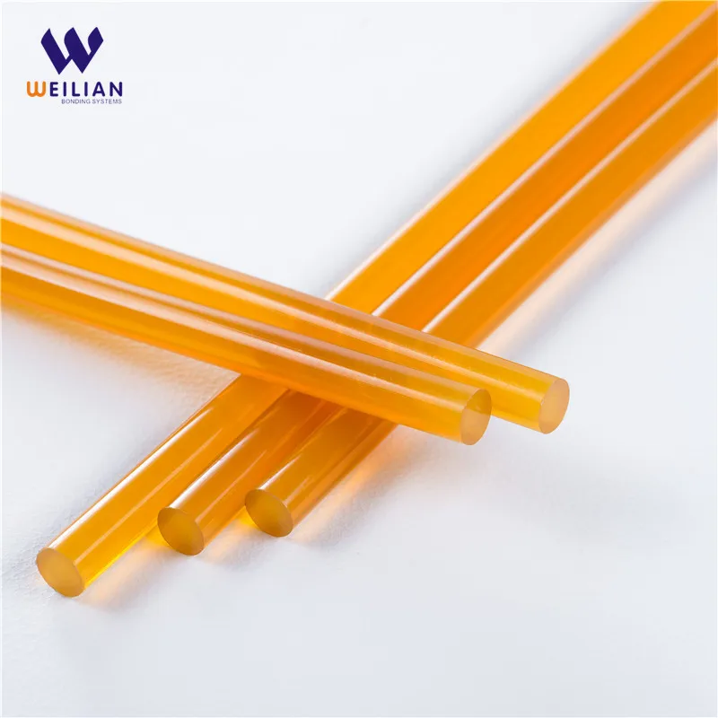
Wholesale 7mm 11mm Dark yellow Transparent Hot Melt Gun Glue Sticks 