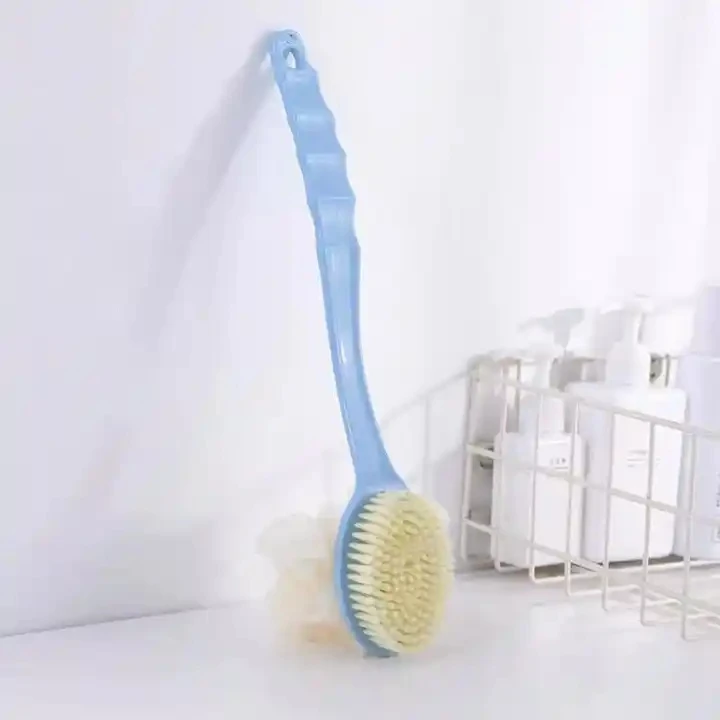 Hot Sale Creative Scrubbing Bath Brushes  Long Handle Double Sided Bath body Cleaning Bristles Body Brush