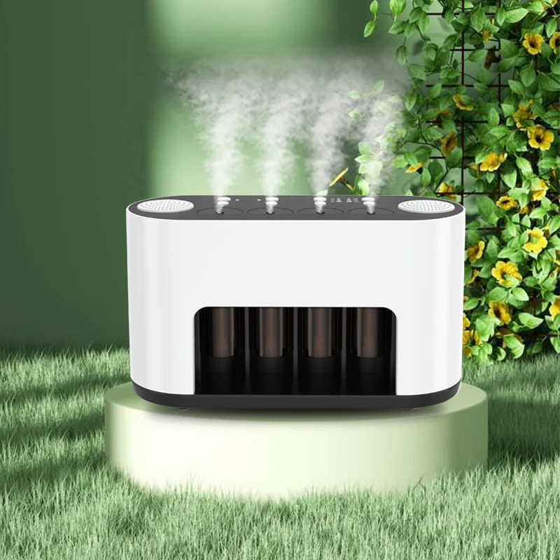Four nozzles Essential oil air purifier Home LED Light The BT music Oil Diffuser Negative ion air purification Aroma diffusers