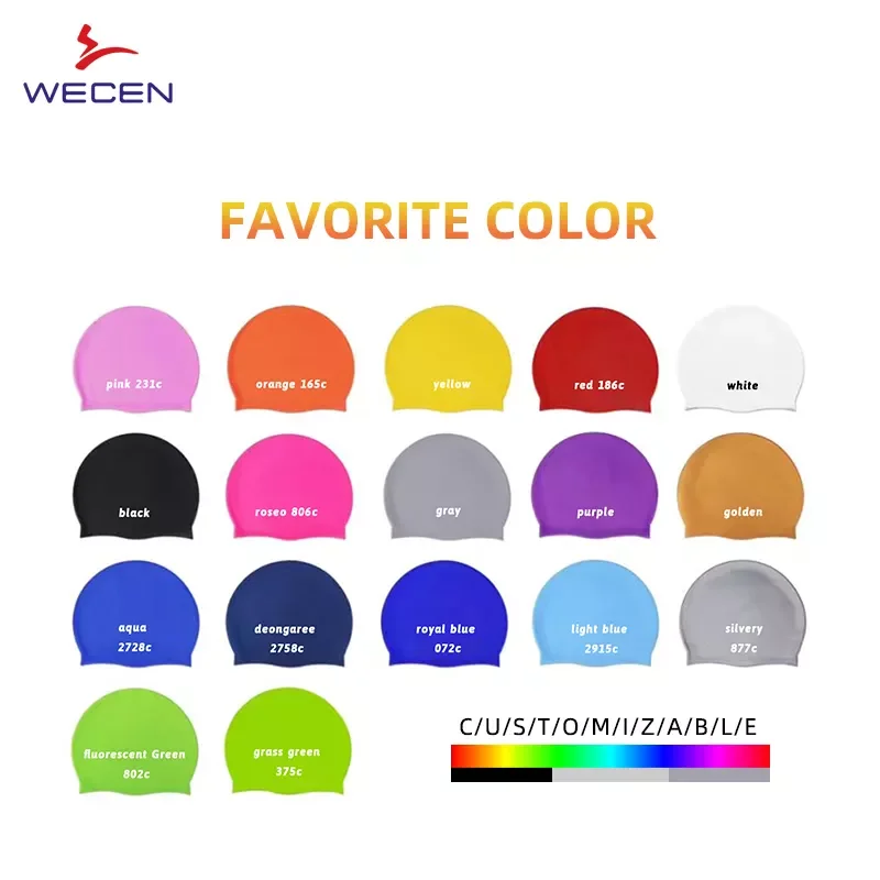 Custom Swim Caps No Minimum Transparent Breathplay Swimming Hat