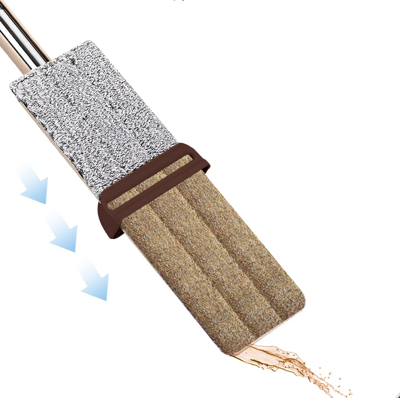 Новый стиль 360 градусов плоская Швабра wtih 2 microfiber mop