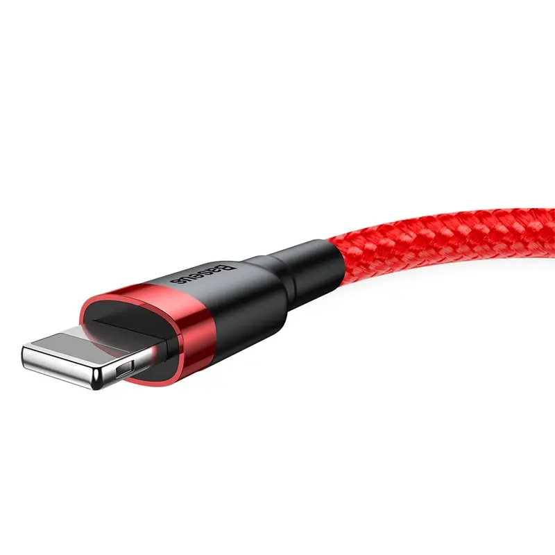 Baseus двойные боковые клапаны для подключения usb 2.4A быстрой передачи данных зарядный кабель Apple IPhone 5s x