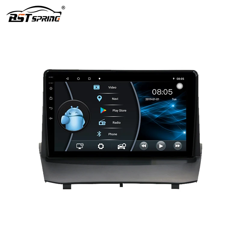 Автомобильный DVD-плеер с сенсорным экраном на Android для FORD Fiesta 2004-2014 автомобильная навигация стерео радио