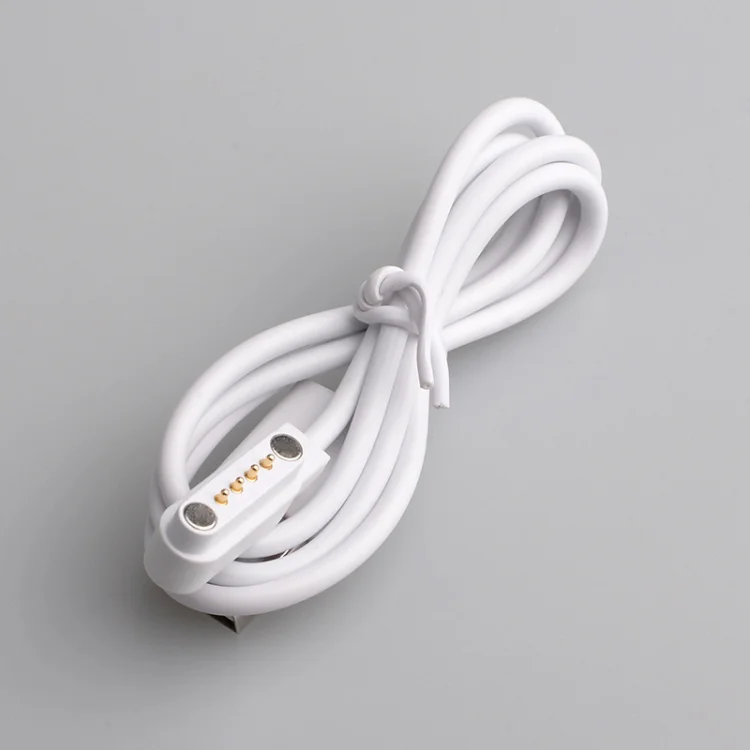 USB Magnetic Charging Cable, USB 2.0 Male to 4 Pin Pogo Magnetic Charger Cable Cord For Smart Watch/Smart Band -4 Pins Magnetic Suction Charger Cable -Magnetic Adsorption Charger Cable -USB 2.0 Male to 4 Pin Pogo Magnetic Charger Cable Cord For Smart Watch GT88 G3 KW18 Y3 KW88 GT68,for SMA-Q2, for SMA-ROUND,forSMA-09,for SMA-09S -Good quality with strong Magnetic