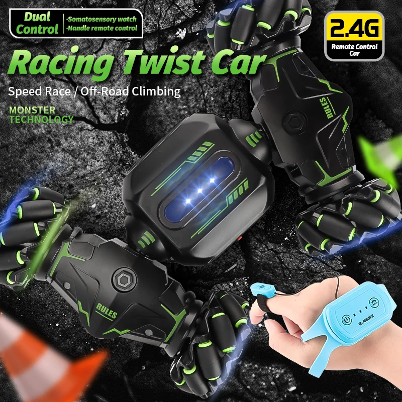 Wholesale Price Rotating Roll Stunt Car Rc 2.4G Remote Control  Drift 360 Degree Rotation Tumbling Double Sided Driving