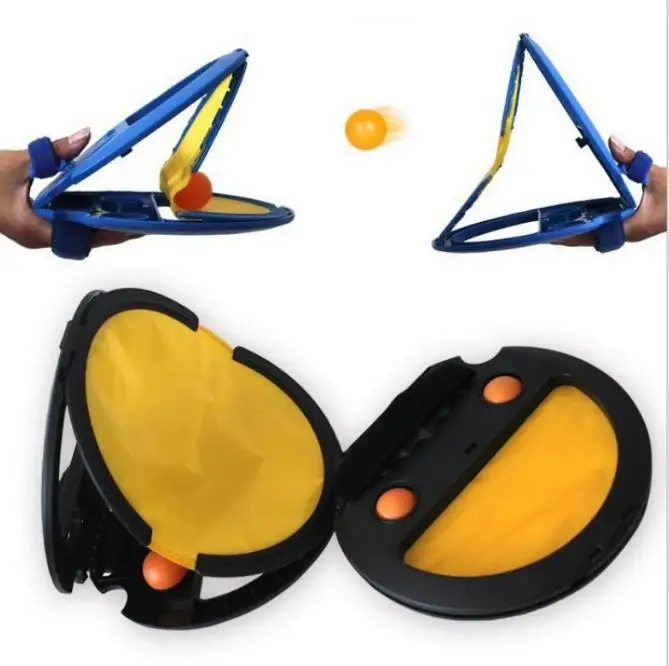 Wholesale sports fitness toy throwing catching ball bonding game toy children catch ball set outdoor game racket sport play