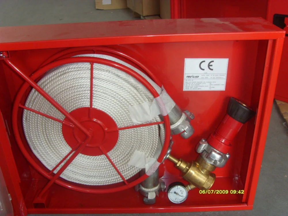 fibre glass fire cabinet for fire hose and fire hose reel