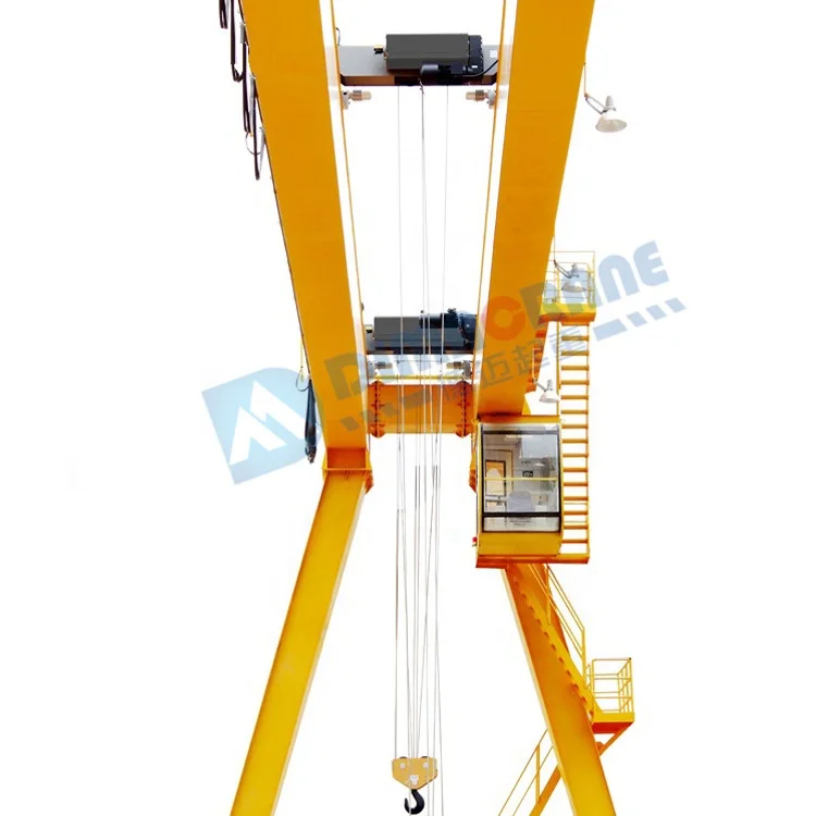 8 ton 10 ton European style double girder beam mobile semi half gantry crane price