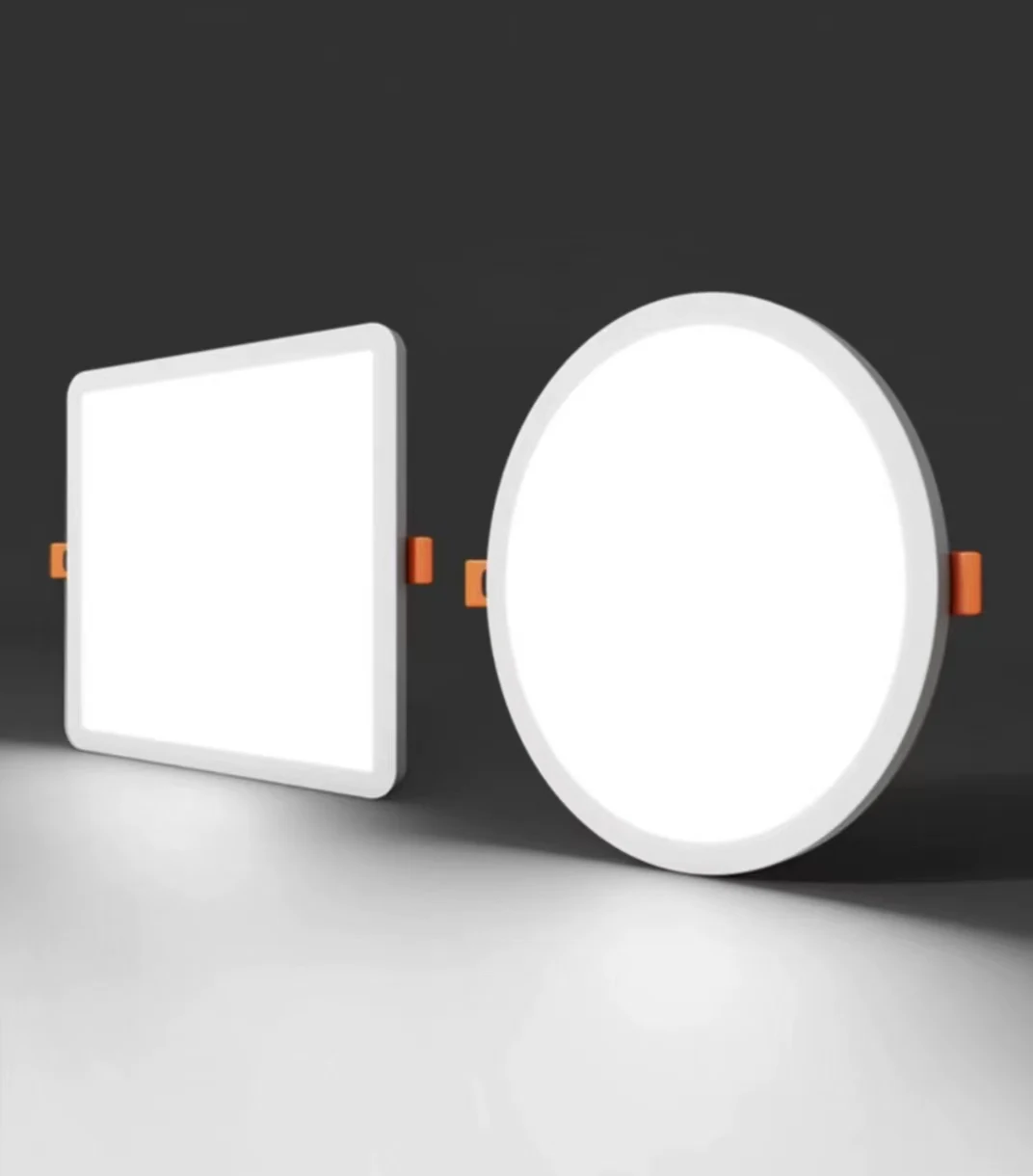Hot sell LED ceiling light Slim LED Panel Light Square Round LED Panel light  3W 6W 9W 12W 28W 24W