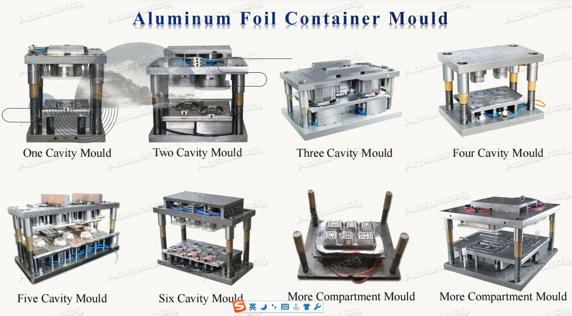 Customized Molds for Aluminum Foil Container Lunch Box