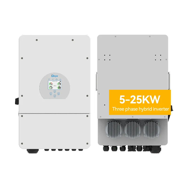 In stock factory manufacturer New technology Deye SUN-25K-SG01HP3-EU-AM2 25kw hybrid inverter in stock