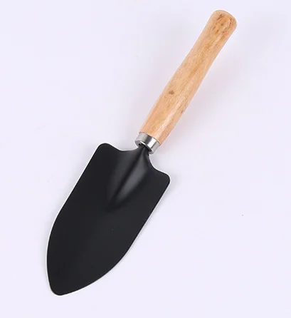 Factory Wholesale Gardening Three-piece Set Multifunctional Shovel Gardening Wooden Handle Small Rake Garden