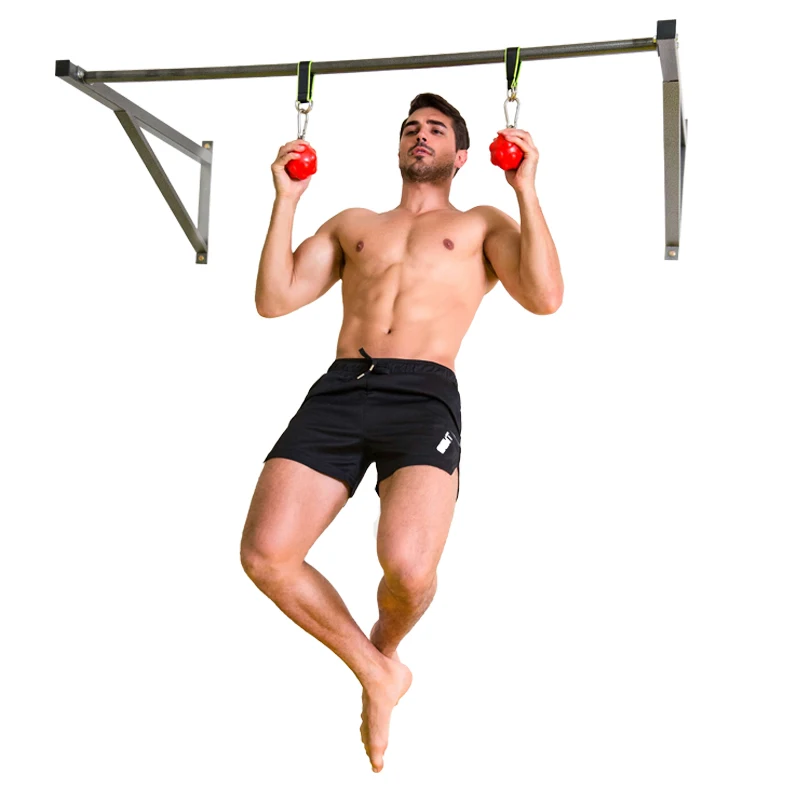  Tpe Solid Ball Pull-Up Grip Refers To Power Climbing Exercise Machine Mma Arm Strength