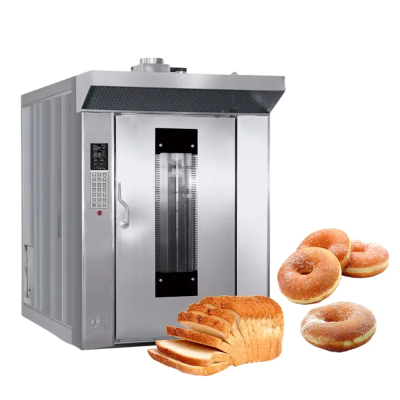 32 Trays rotary bread rack oven / Bakery equipment / Rotating baking