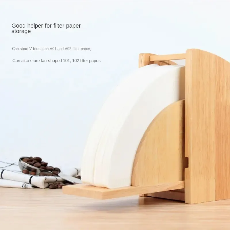 Innovative products 2024 Coffee Filter Holders Coffee Paper Storage Rack Filter Paper Container Coffee Stand