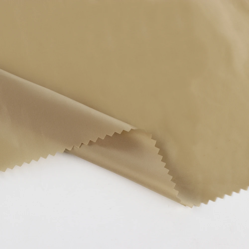 High Quality 20D 458T 2/1 Twill Polyester Taffeta 35GSM Used For Garment Lining Fabric Bags Lining Down Jacket Outdoor Textile