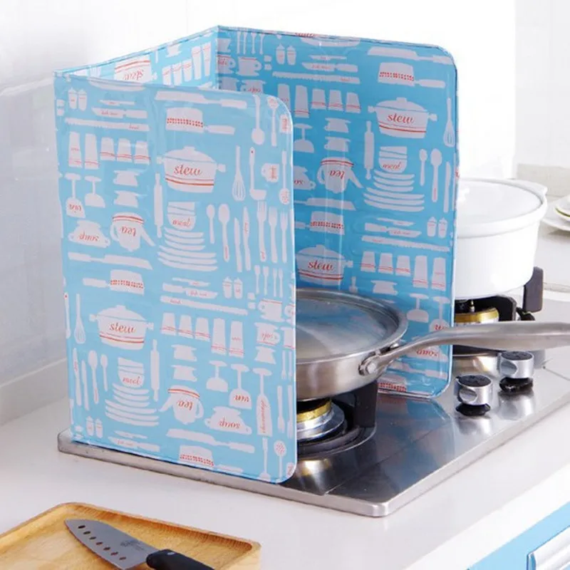 
Anti Splatter Shield Guard Folding Kitchen Tools Cooking Fry Oil Splash Screen Cover 