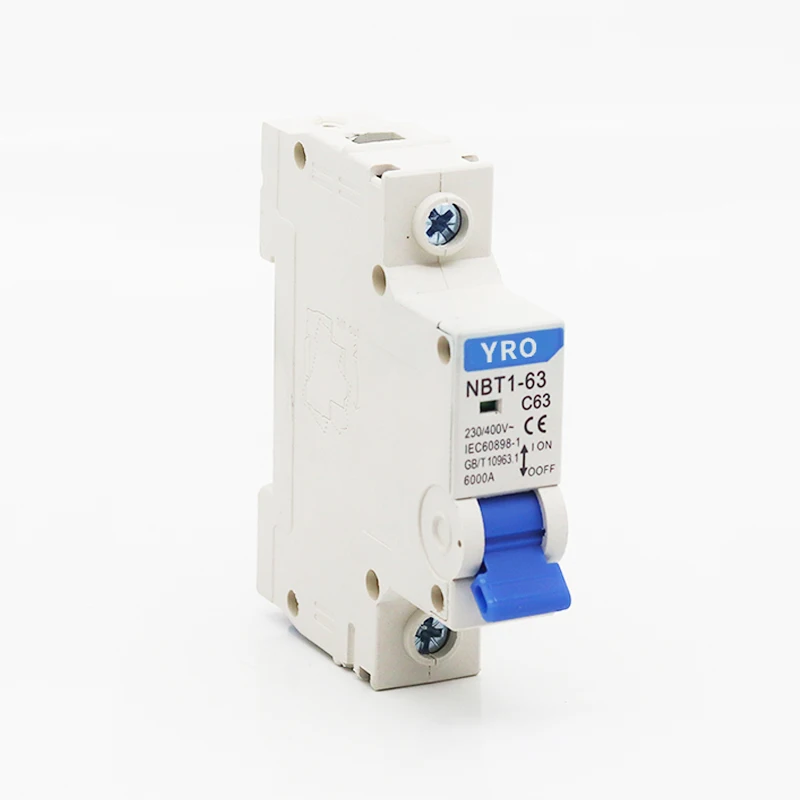  MCB 1P 2P 3P 4P C60 480v рельсовый миниатюрный автоматический