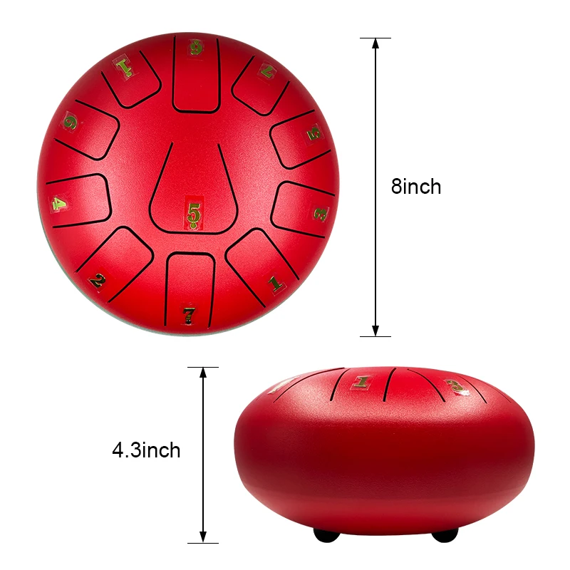 Китайский производитель, красочный декоративный ручной барабан, перкуссионный инструмент, стальной барабан