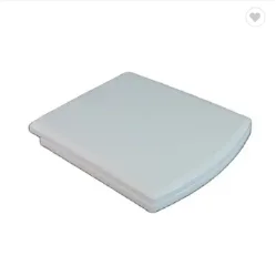 UK style one button and quick release pp square toilet seat