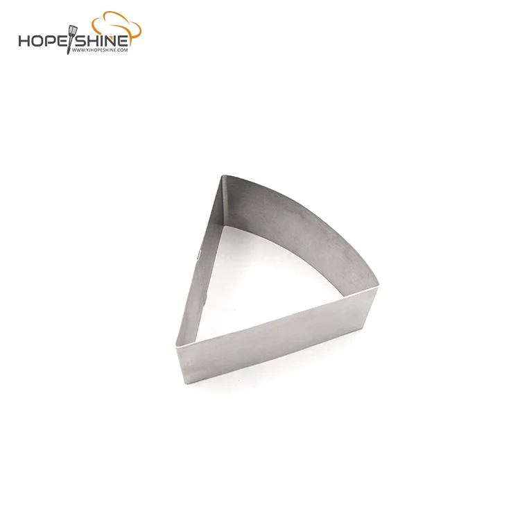 
Triangle Stainless Steel Portion Cake Mold Pizza Slice Cake Pan Baking Mold 