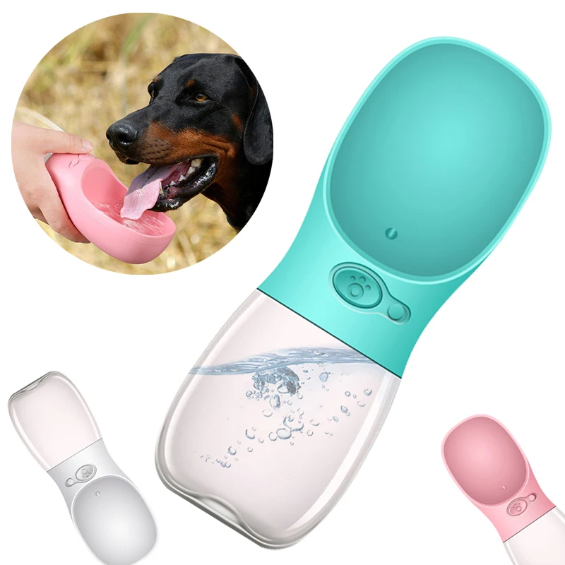 Manufactory Leak Proof pet Dog Water Bottle for Walking 12oz 18OZ Portable Pet Water Bottles for Puppy Small Medium Large Dogs