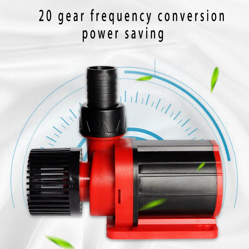 Zaohetian Manually adjustable 20 gears  Pond pump  Aquarium filtration pump  Fish tank variable frequency submersible pump