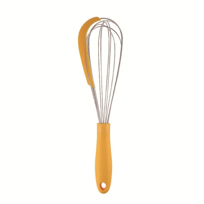 Whisks Stainless Steel Silicone Scraper Whisk Egg Whisk Manual Cooking Appliance Cream Butter