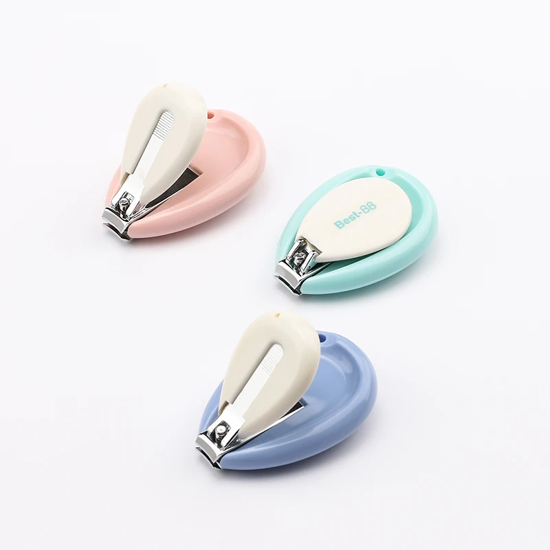 Baby nail scissors Carbon steel single set baby nail clippers baby care products anti-clipper meat nail clippers