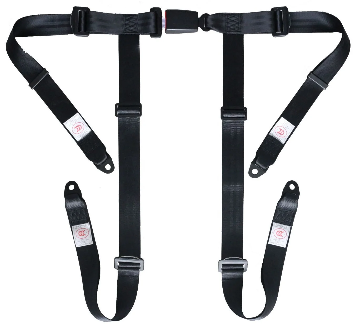 2 Inch 4-Point Harness Racing Seat Belt for UTV Go Cart Racing Cars-Steel Polyester AC Ace Astra Astra Models Compatible