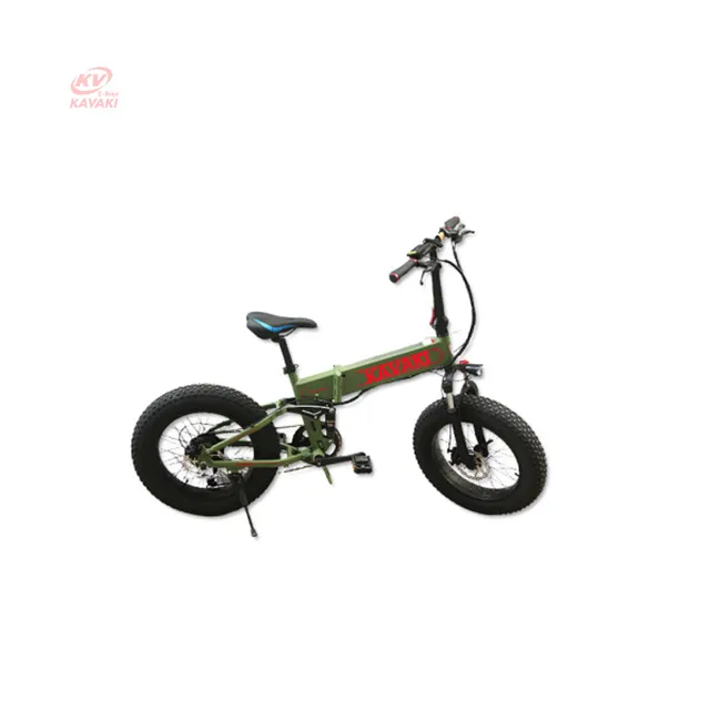 Brushless Motor and Lithium Battery Power Supply 750W fat tire folding electric bike
