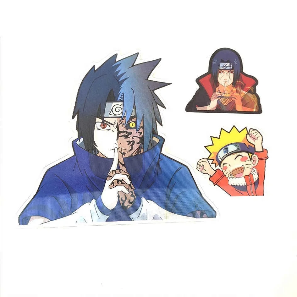 300 designs Phone Stickers Wholesale Lenticular Motion Sticker for Mobile Phone Anime Demon Slayer Jujutsu Kaisen Sticker