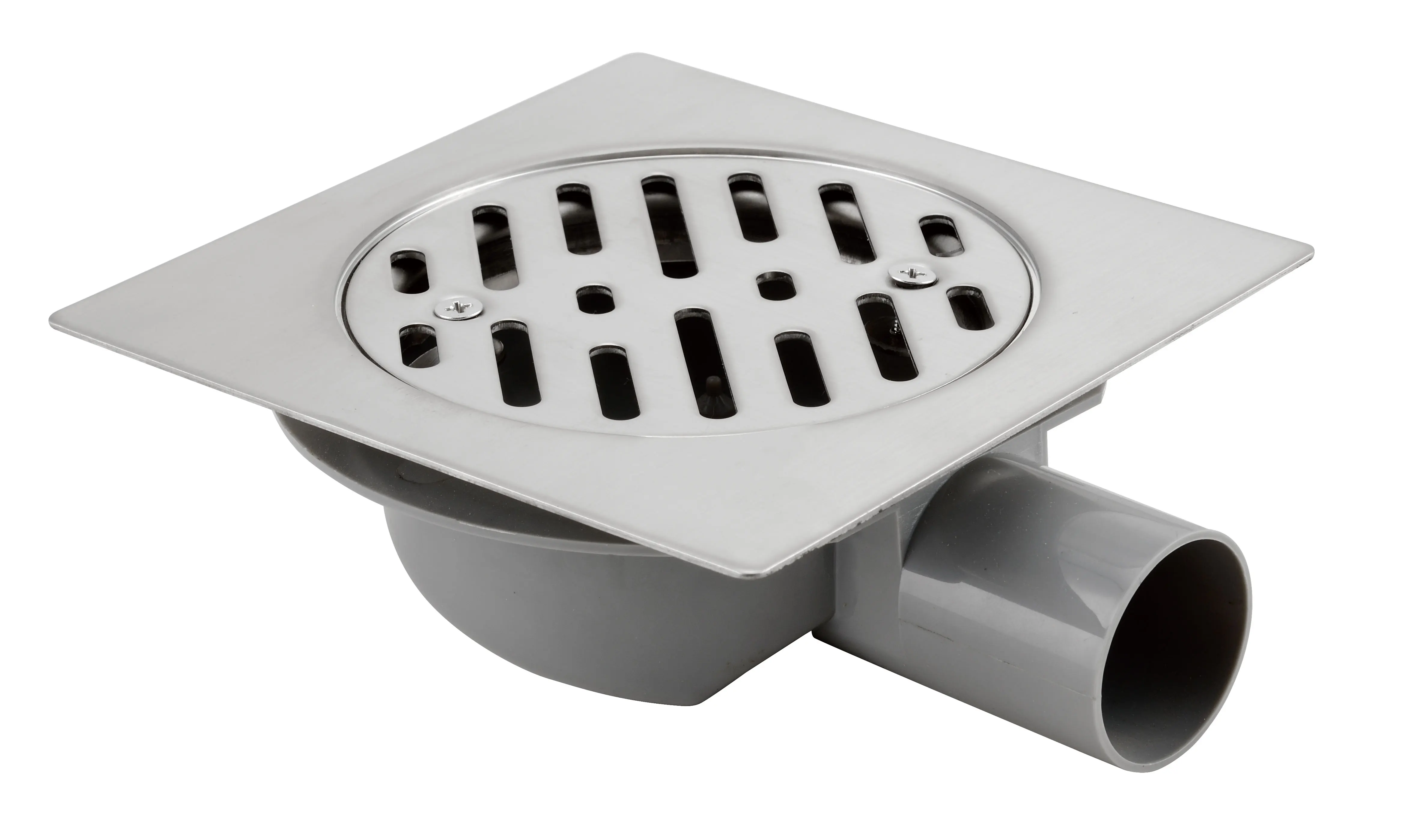 China manufacturer bathroom accessory stainless steel square bathroom concrete floor drain