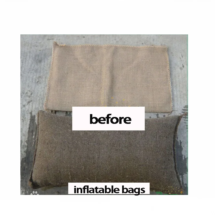 Self Expanding Sandbags Jute Hessian Flood Bags with Super Absorbent Polymer