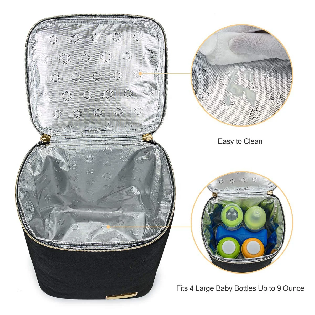 Factory Direct Sale Portable Nursing Breast Milk Cooler Bag Mother Storage Bottle Bag Baby Feeding Milk Thermal Insulation Bag