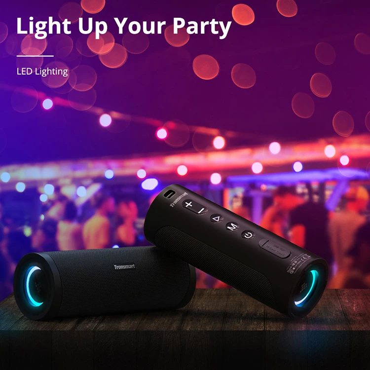 Лидер продаж смарт-лампы Tronsmart с голосовым управлением 45 Вт Wi-Fi светодиодные лампы для диджея вечеринки Рождества световой динамик