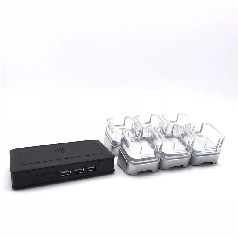 Multiport Acrylic Security Alarm Display Stand for Cell Phone/ Mobile Phone Tablet