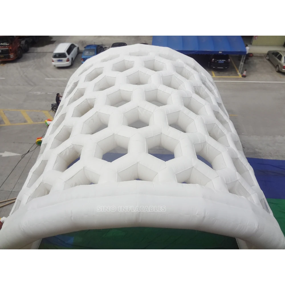 Outdoor Event White Giant Inflatable Spider Tent With Bubble windows on Top From Sino Inflatables Factory