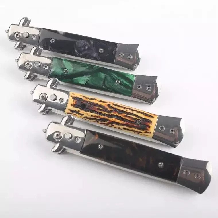 Foldable Comb Stainless Steel Practice Training Butterfly Knife Comb Beard Moustache Brush Salon Hairdressing Styling Tool